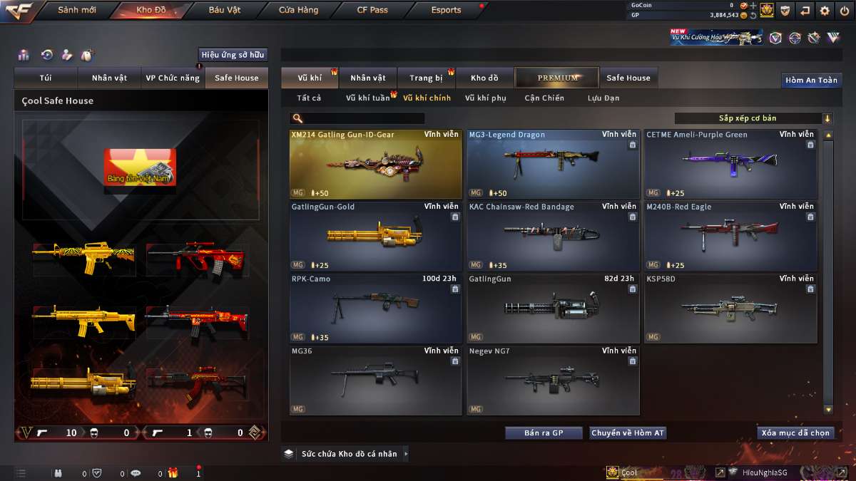 shop acc cf uy tin gia re